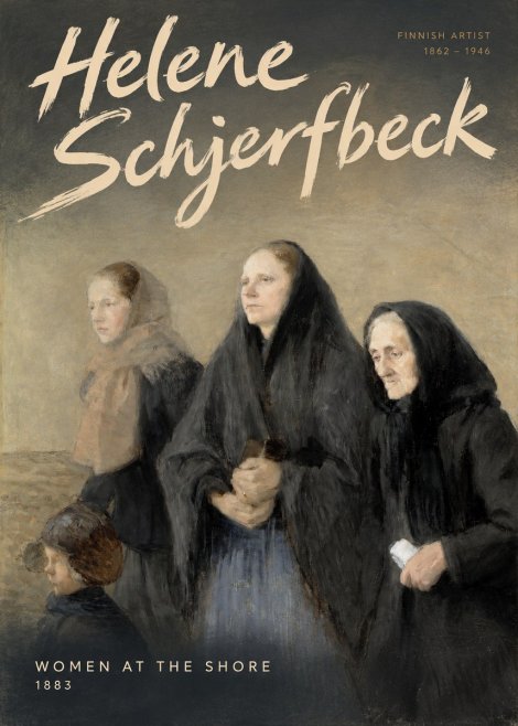 Helene Schjerfbeck Women at the Shore No3 - Affiche