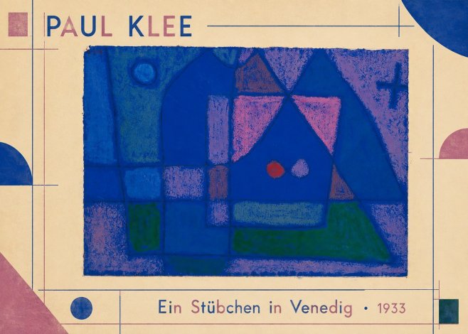 Paul Klee Ein Stübchen in Venedig No3 - Affiche