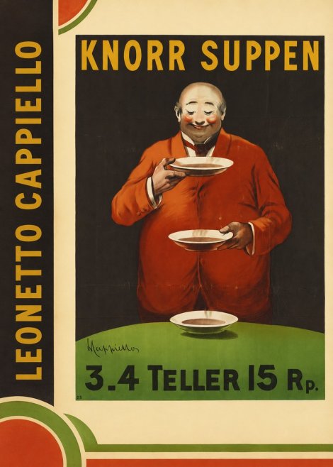 Leonetto Cappiello Knorr Suppen No2 - Affiche