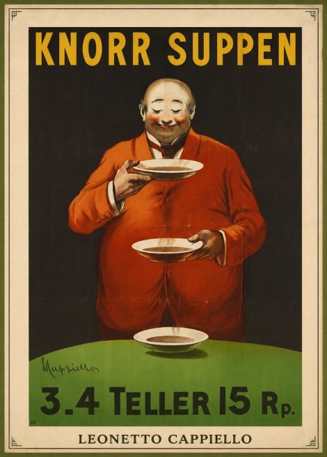 Leonetto Cappiello Knorr Suppen No3 - Affiche