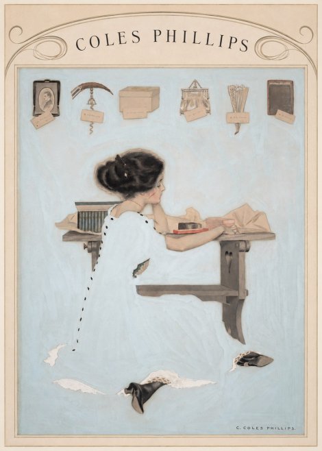 Coles Phillips Remembrance No3 - Affiche