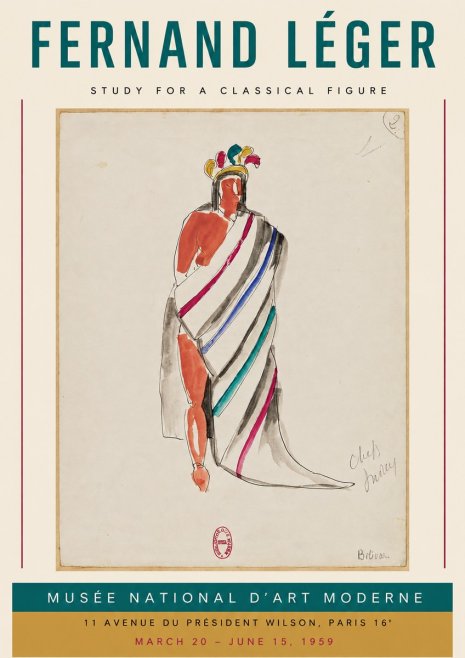 Fernand Léger Chefs Indiens No3 - Affiche