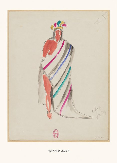 Fernand Léger Chefs Indiens No6 - Affiche