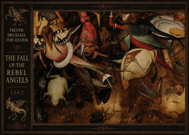 Pieter Bruegel The Fall of the Rebel Angels V No2 - Affiche