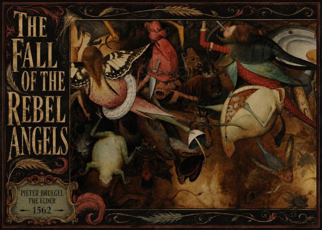 Pieter Bruegel The Fall of the Rebel Angels V No4 - Affiche