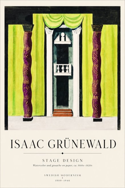 Isaac Grünewald Stage Set Design No2 - Affiche