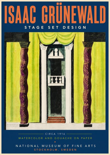 Isaac Grünewald Stage Set Design No5 - Affiche