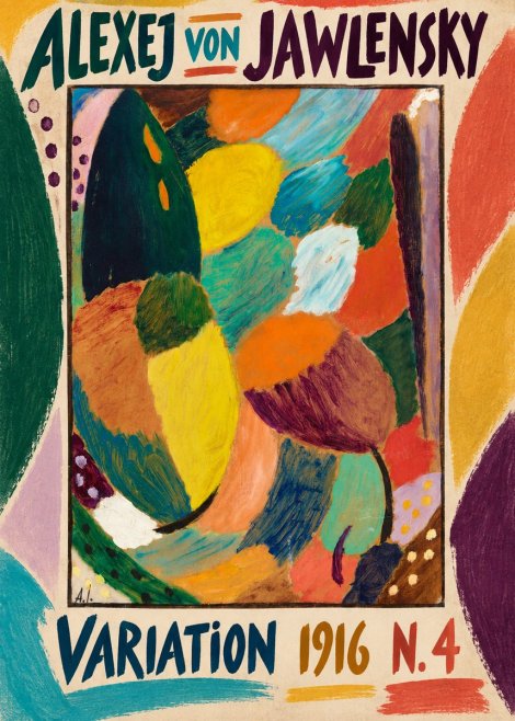 Alexej von Jawlensky Variation 1916 N.4 No1 - Affiche