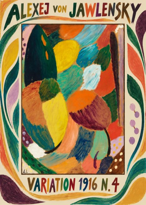 Alexej von Jawlensky Variation 1916 N.4 No3 - Affiche
