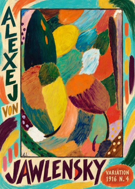 Alexej von Jawlensky Variation 1916 N.4 No6 - Affiche