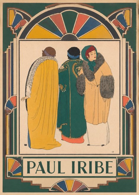 Paul Iribe Fashionable Figures No4 - Affiche