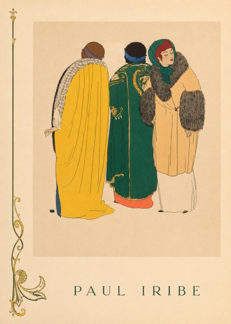 Paul Iribe Fashionable Figures No5 - Affiche