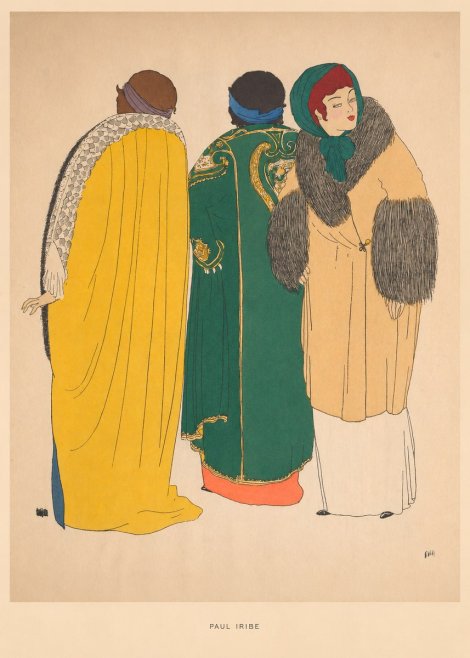 Paul Iribe Fashionable Figures No6 - Affiche