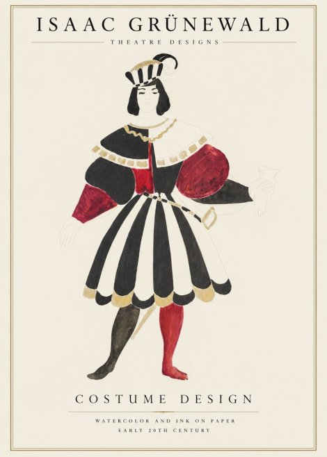 Isaac Grünewald Costume Design XI No1 - Affiche