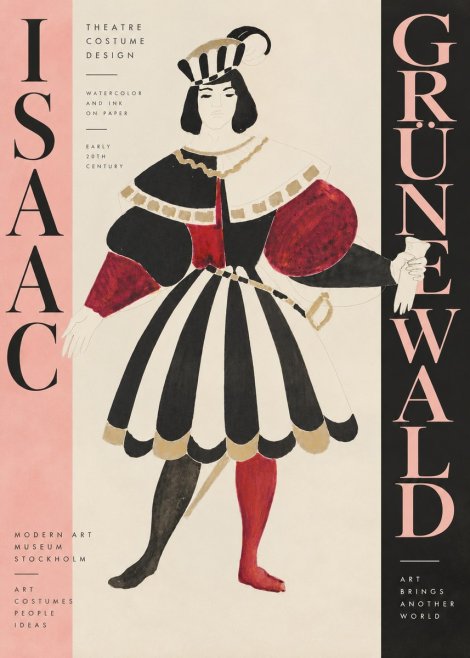 Isaac Grünewald Costume Design XI No4 - Affiche