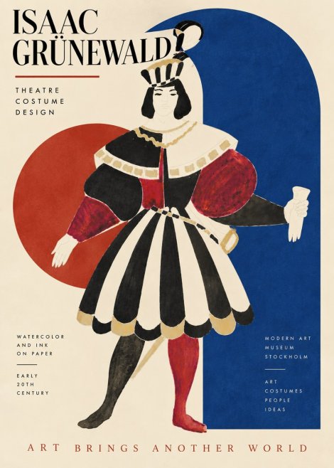 Isaac Grünewald Costume Design XI No5 - Affiche