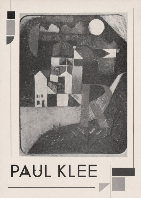 Paul Klee Village in the Mountains No1 - Affiche