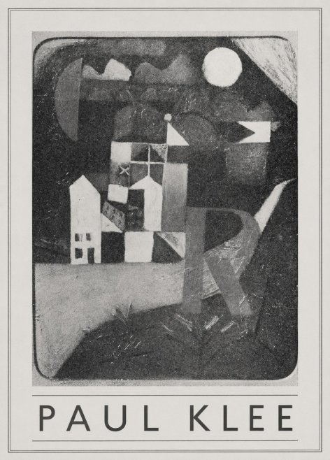 Paul Klee Village in the Mountains No5 - Affiche
