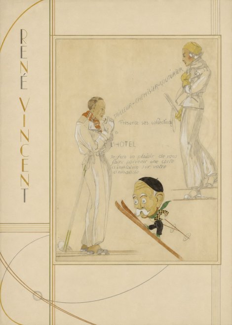 René Vincent Ttailleur-chemisier-couturier No4 - Affiche