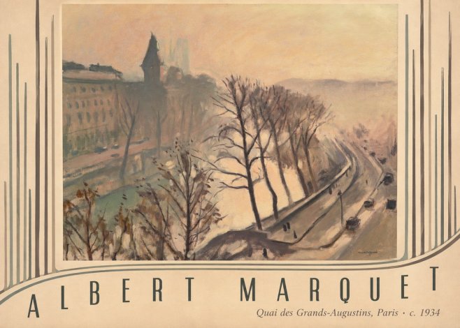 Albert Marquet Quai Des Grands-augustins, Paris · C. 1934 No3 - Affiche