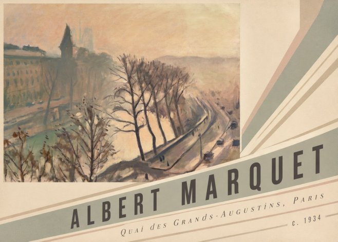 Albert Marquet Quai Des Grands-augustins, Paris · C. 1934 No5 - Affiche