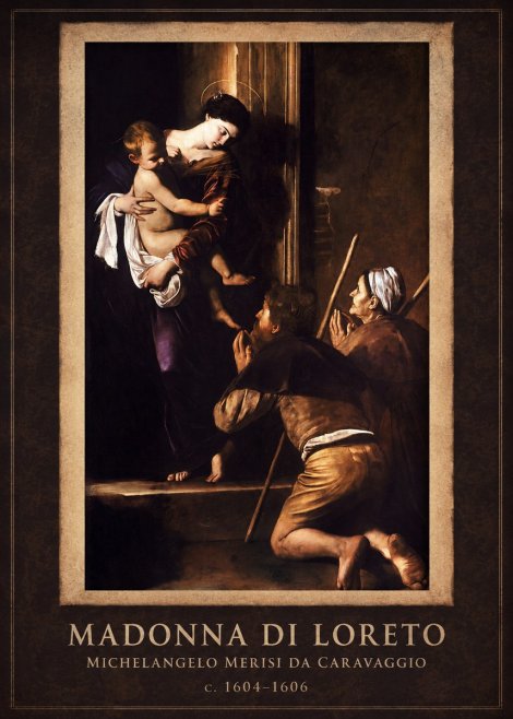 Michelangelo Merisi da Caravaggio Madonna Di Loreto No1 - Affiche