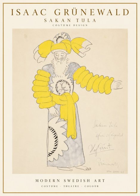 Isaac Grünewald Sakan Tula - Costume Design No1 - Affiche