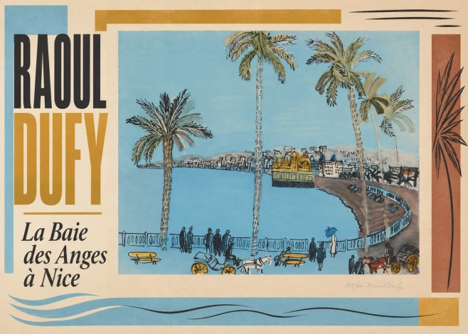 Raoul Dufy La Baie Des Anges À Nice No3 - Affiche