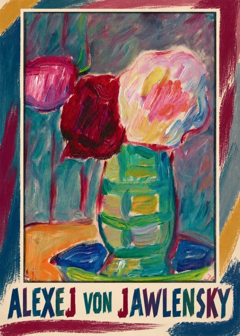 Alexej von Jawlensky Still Life with Flowers No1 - Affiche
