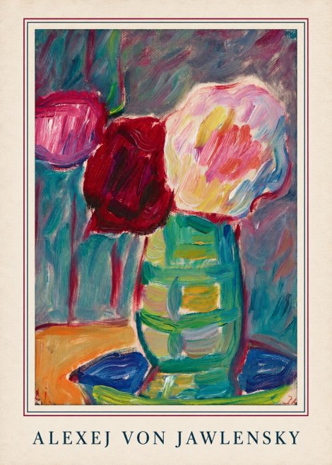 Alexej von Jawlensky Still Life with Flowers No4 - Affiche