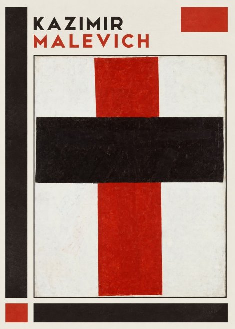 Kazimir Malevich Suprematist Composition I No1 - Affiche