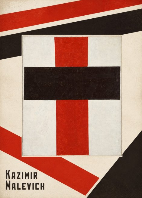 Kazimir Malevich Suprematist Composition I No6 - Affiche
