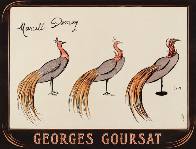 Georges Goursat Marcelle Demay No5 - Affiche