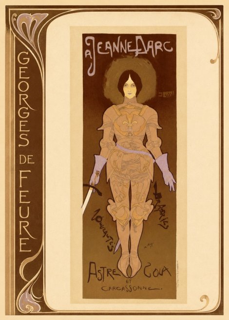 Georges de Feure Jeanne D'arc No2 - Affiche