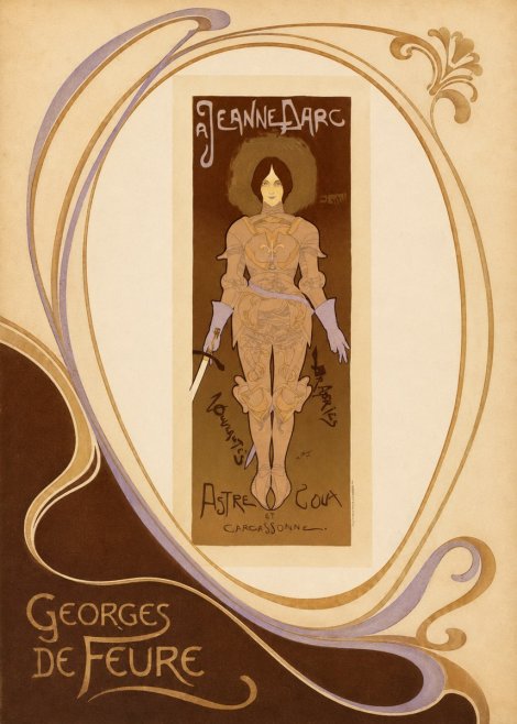 Georges de Feure Jeanne D'arc No3 - Affiche