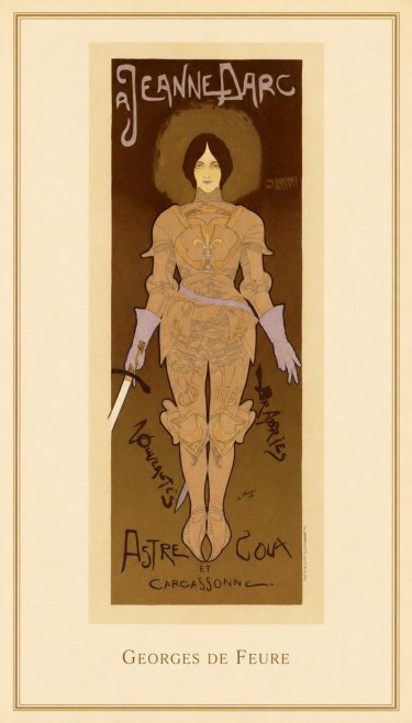 Georges de Feure Jeanne D'arc No4 - Affiche