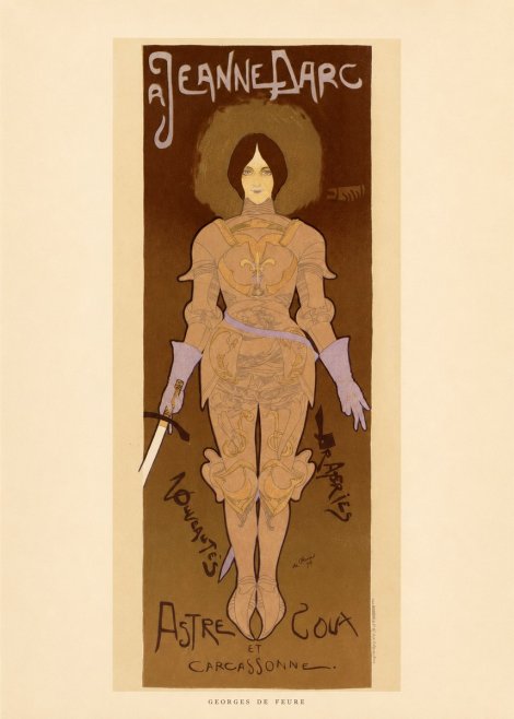 Georges de Feure Jeanne D'arc No6 - Affiche