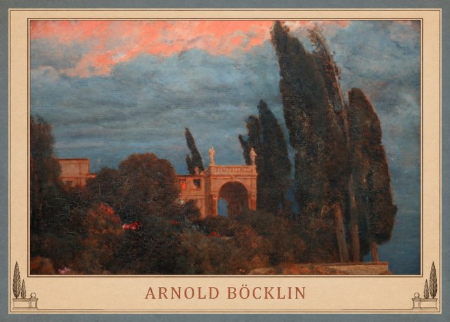 Arnold Böcklin Roman Villa No4 - Affiche