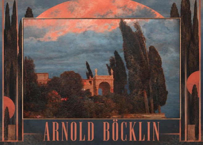 Arnold Böcklin Roman Villa No5 - Affiche