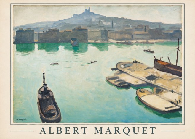 Albert Marquet Port of Marseille No1 - Affiche