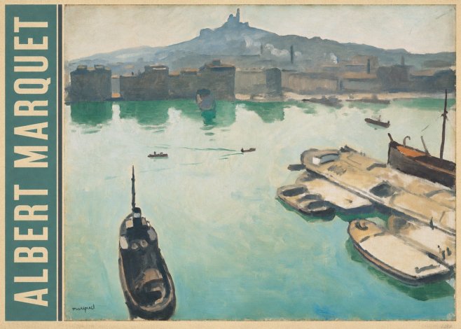 Albert Marquet Port of Marseille No2 - Affiche