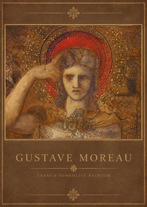Gustave Moreau L'apparition II No2 - Affiche