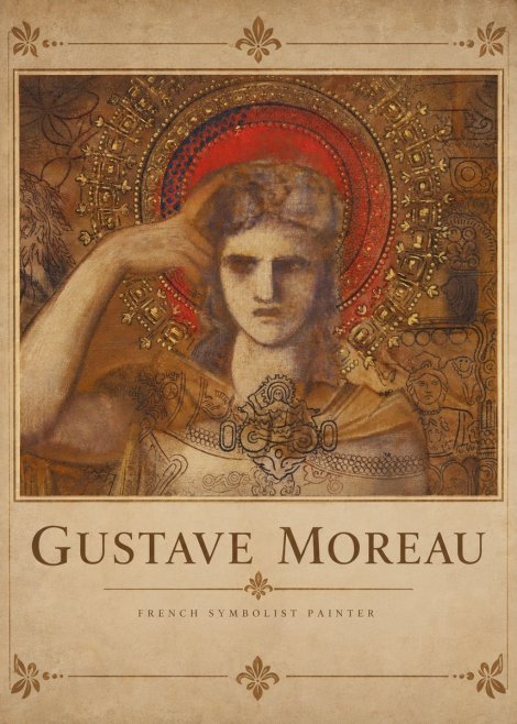 Gustave Moreau L'apparition II No4 - Affiche