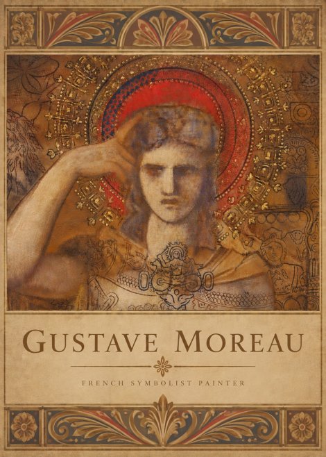 Gustave Moreau L'apparition II No6 - Affiche