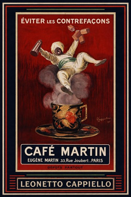Leonetto Cappiello Café Martin No4 - Affiche