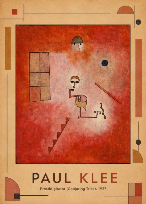 Paul Klee Prestidigitator (Conjuring Trick), 1927 No1 - Affiche