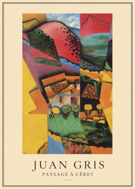 Juan Gris Paysage À Céret No3 - Affiche