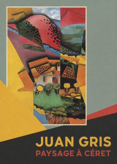 Juan Gris Paysage À Céret No5 - Affiche