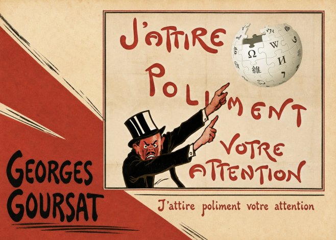 Georges Goursat J'attire Poliment Votre Attention No3 - Affiche