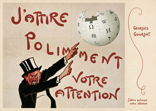 Georges Goursat J'attire Poliment Votre Attention No6 - Affiche